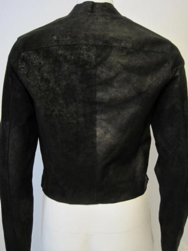 Graham Spencer Womens Black Leather Jacket $748 New