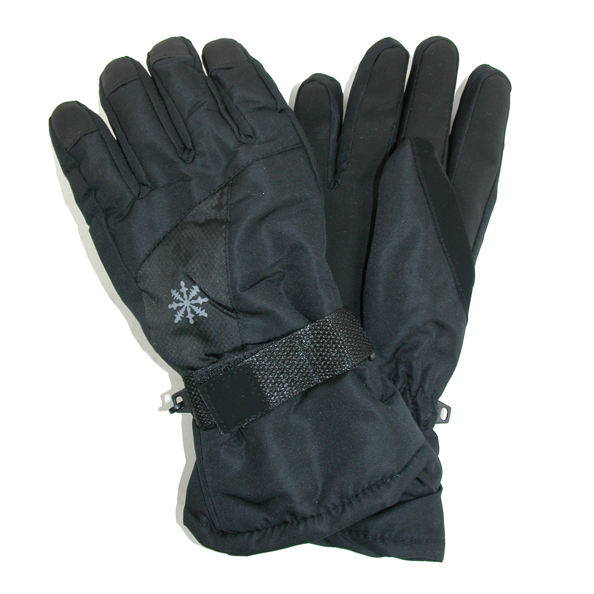 Thinsulate Waterproof Long Black Gloves for Youth Women M L