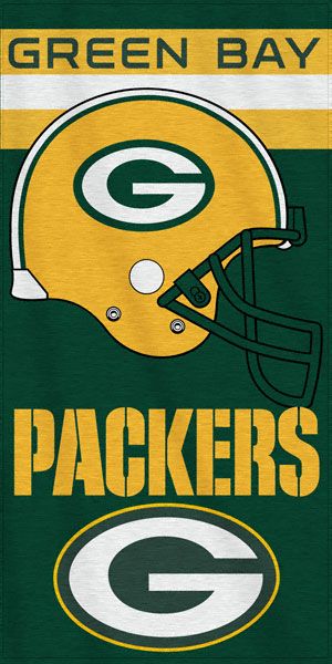 Green Bay Packers 30x60 Fiber Reactive Beach Towel