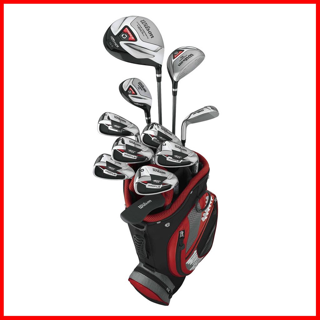  Wilson Profile Senior Mens Golf Club Package Set RH WGGC83900