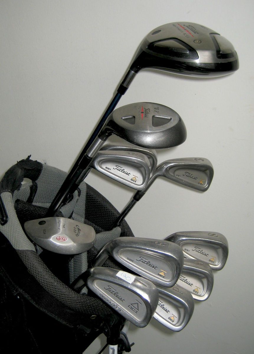 MLH Complete Titleist Golf Set 905 Driver Wood Irons Putter Titleist