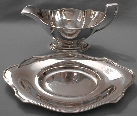 Plymouth Gorham Gravy Boat with Underplate