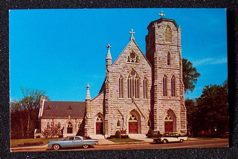 1960s Old Cars St Peters Church Great Barrington MA PC