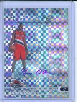 Greg Oden 07 08 Stadium Club Xfractor Autograph RC