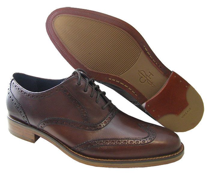 New Cole Haan Mens Air Madison Wing Ox Dark Brown Oxfords US