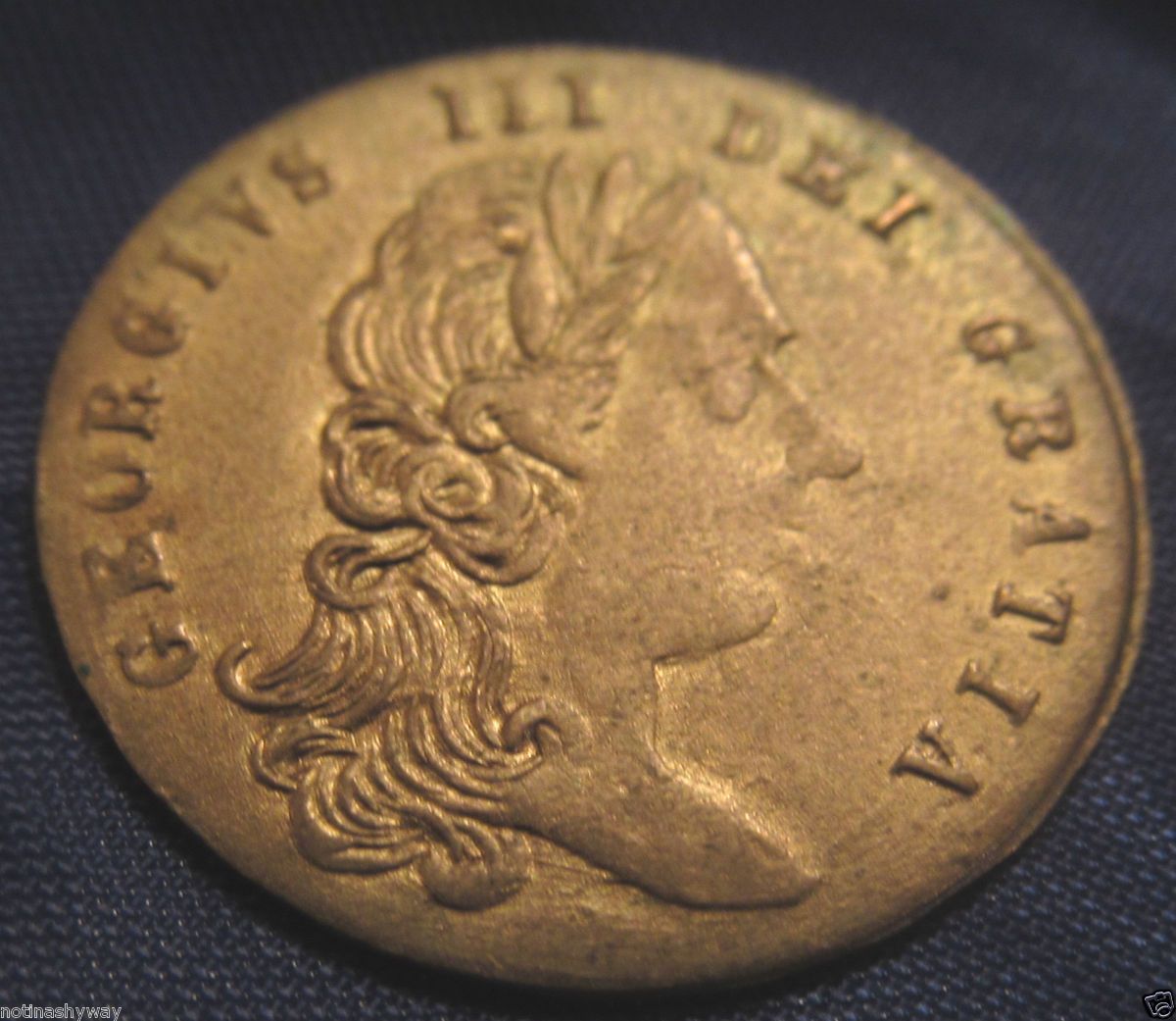  1788 British Coin King George III Half GUINEA Spade Gold Lustre London