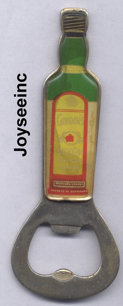 Gordon’s Dry Gin London Vintage Beer Biere Pop Bottle Opener