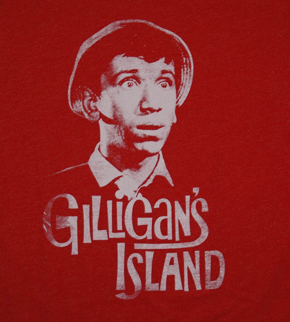 Gilligans Island Gilligan Head Funny TV Show Soft T Shirt Tee