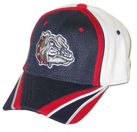 Gonzaga Bulldogs Zags Splitside Flex Fit Hat Cap M L NW