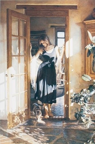 Steve Hanks Santa FE Sun Signed 33 1 8 x 24 Mint Cond