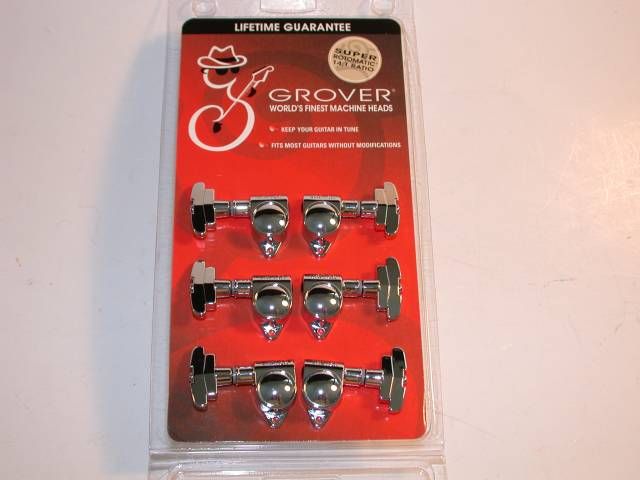 Grover Super Rotomatics 109C Guitar Tuners Machines New