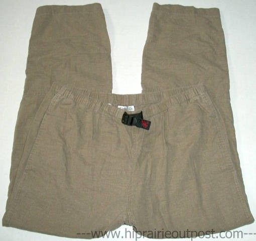 Gramicci Hemp Capri Casual Hiking Pants Womens Small