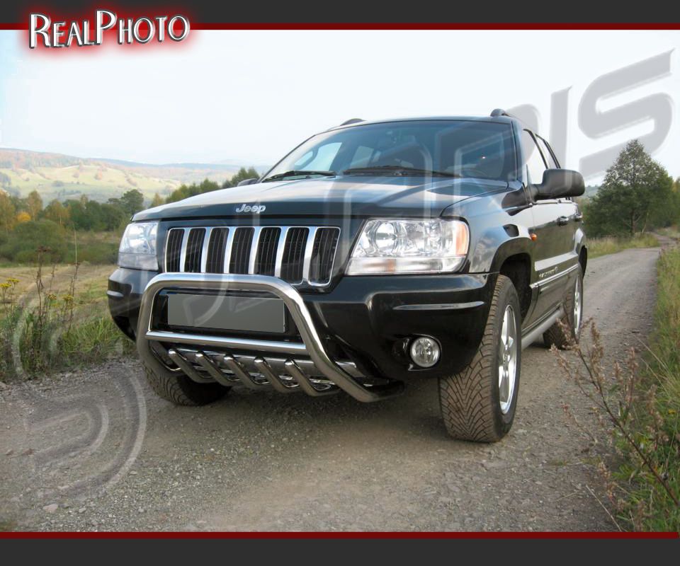 Jeep Grand Cherokee 99 04 Bull Bar Side Steps Gratis Stainless Steel