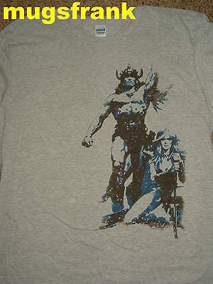 Conan the Barbarian War Paint Arnold Schwarzenegger White T Shirt