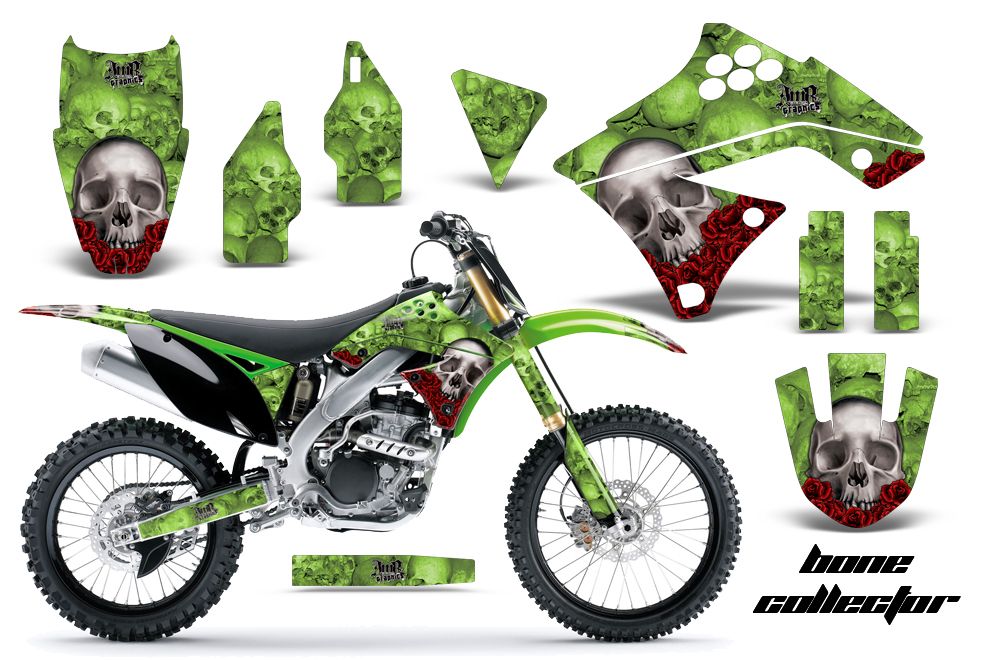 AMR Racing MX Graphic Kit Sticker Decal Bike Kawasaki KXF250 250f 09