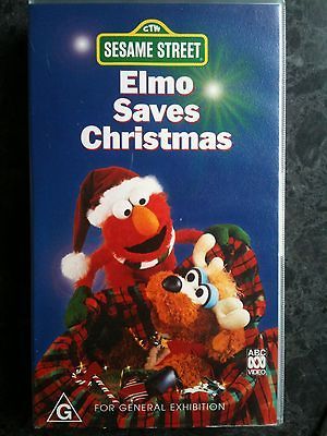 ELMO SAVES CHRISTMAS ~ SESAME STREET ~ VHS VIDEO ~