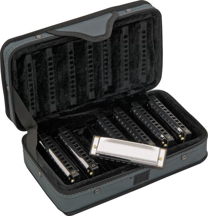 HOHNER Harmonica BLUES Band 7 Pack HARP Set w DVD FREE Book LEARN to