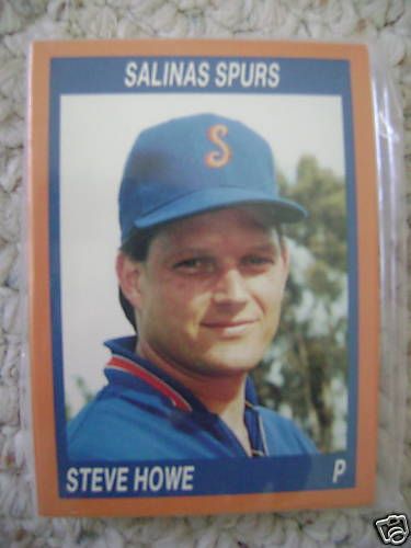 1990 Salinas Spurs Team Set Cal Steve Howe