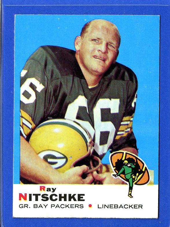 1969 Topps Set Break 55 Ray Nitschke EX Mint