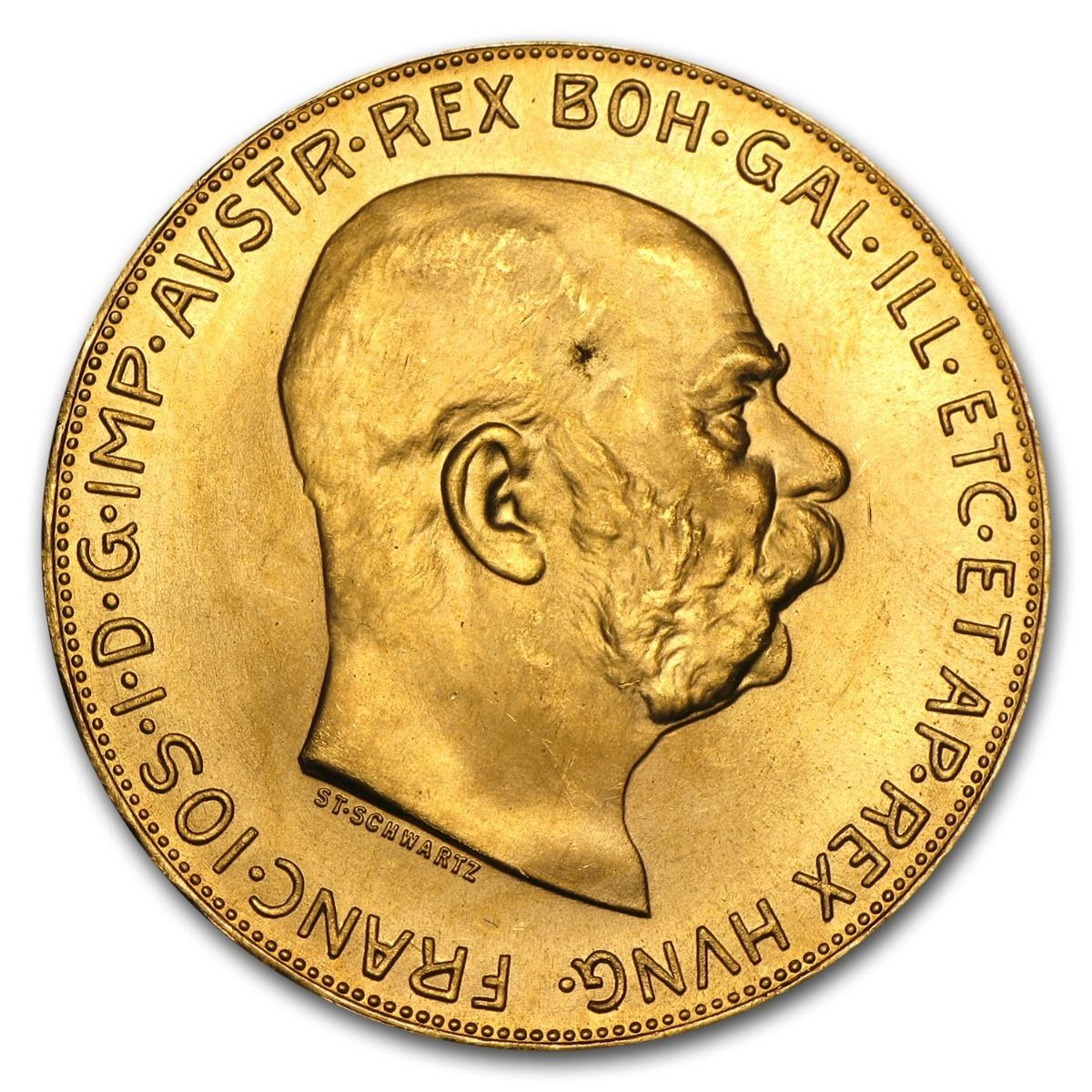 Austrian or Hungarian 100 Corona Gold Coin