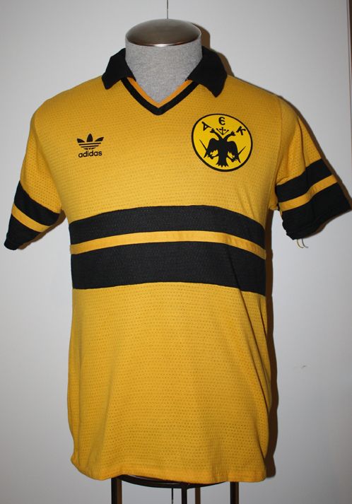 VTG ADIDAS AEK ATHENS GREECE GREEK SOCCER JERSEY FOOTBALL SHIRT RARE