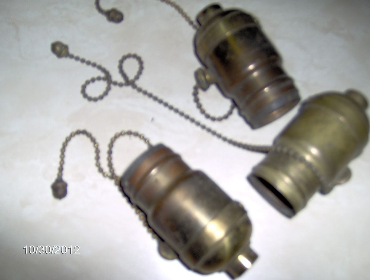 Harvey Hubbell Sockets with Acorn Pulls