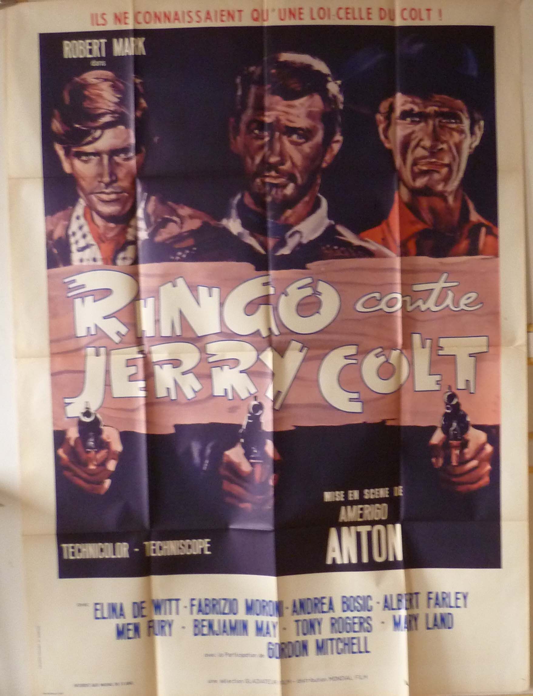 Kill or Be Killed 47x63 French 1967 Spaghetti Western