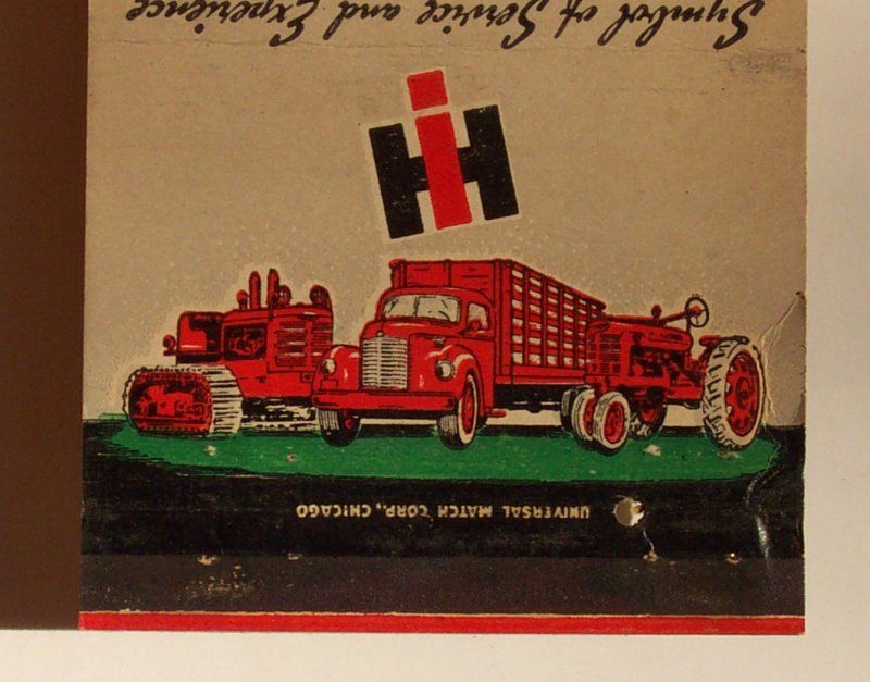 1940s Wide Matchbook IH Truck McMullan Hattiesburg MS