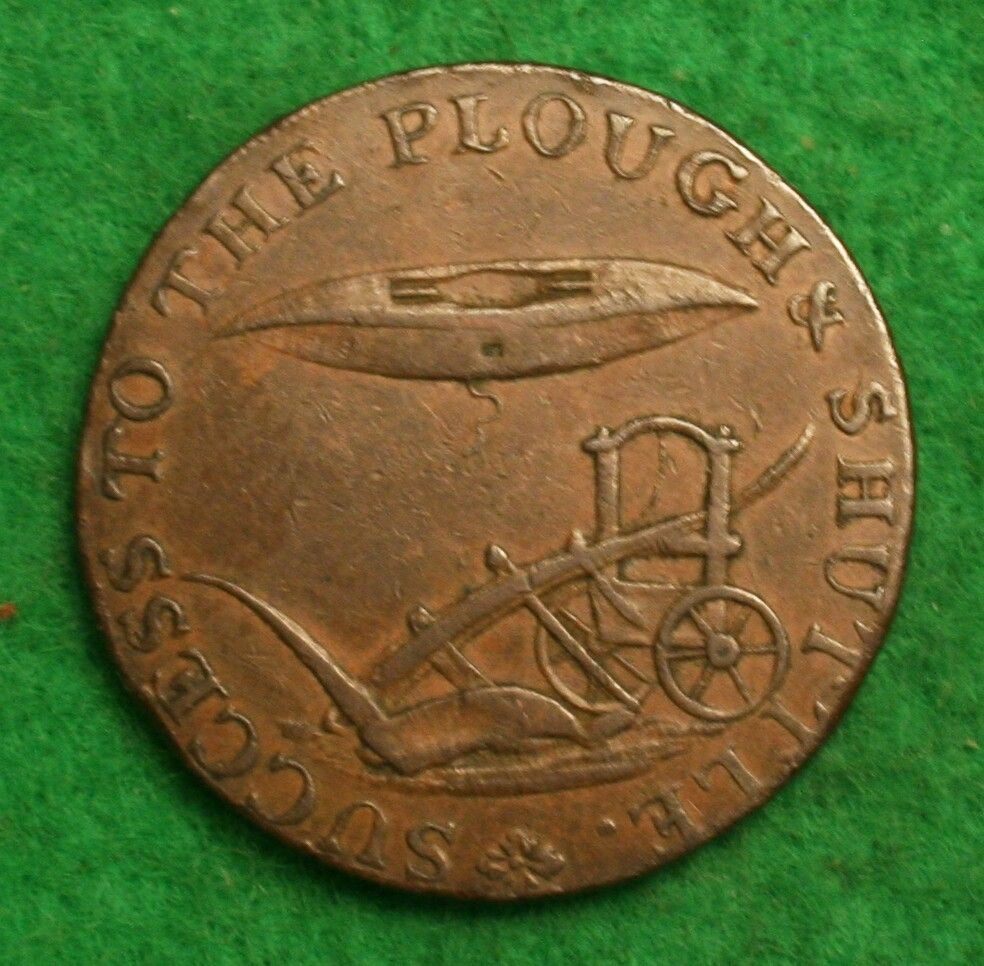 Haverhill Suffolk 18th Century Halfpenny Token DH 32