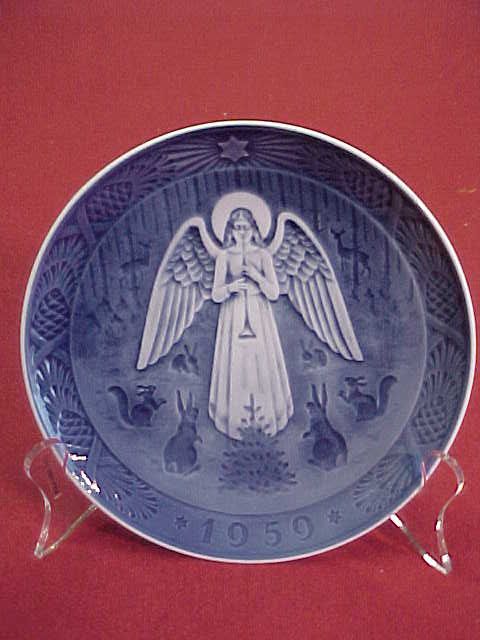  Copenhagen Christmas Plate Christmas Night Angel Hans H Hansen