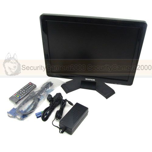  LCD Color Display Video TV Security CCTV Monitor PC VGA HDMI Display