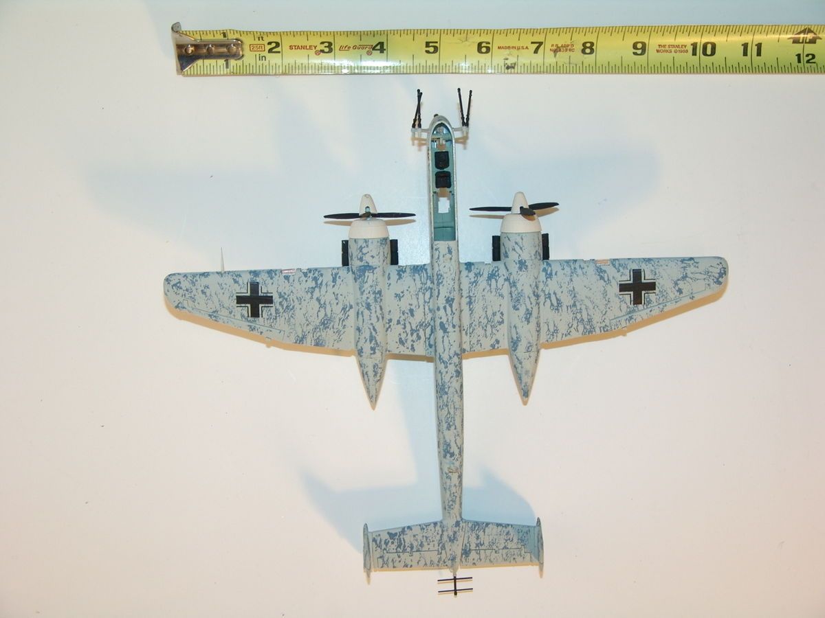 72 Scale Heinkel He 219 Owl Airplane Model Assembled