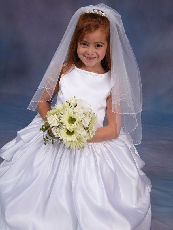 Christie Helene First Communion Dress LB0313B White Size 6