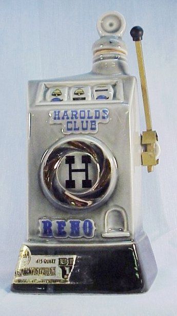 Jim Beam Harolds Club Casino Reno Decanter 1968