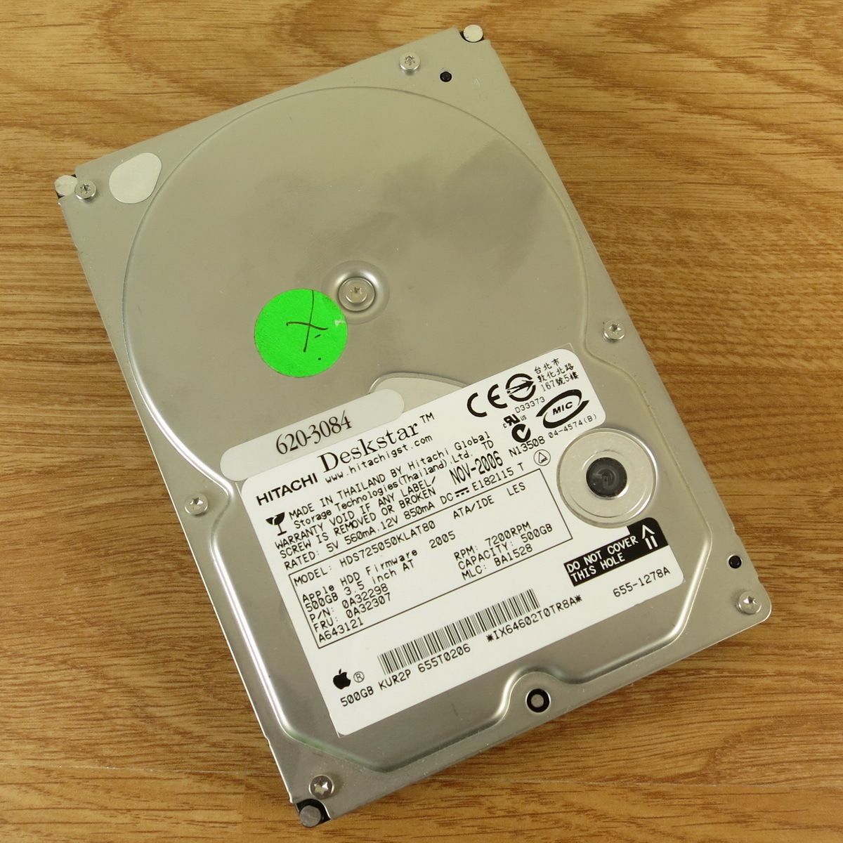 500GB Hitachi Hard Disk Drive IDE ATA 3 5 HDD HDS725050KLAT80 Desktop