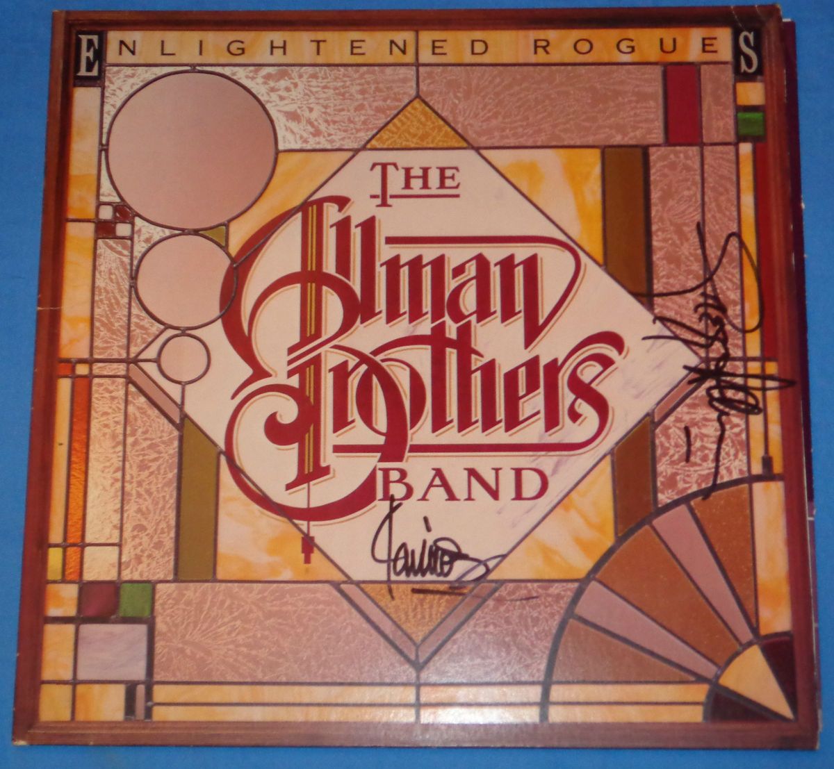 GREGG ALLMAN & JAIMOE SIGNED SIGNED ALLMAN BROTHERS ENLIGHTENED ROGUE