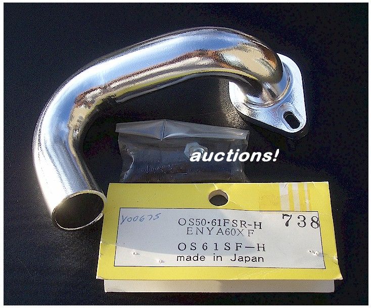 Hatori 738 Header Pipe OS 61SF H 50 61FSR H Enya 60 Hirobo Helicopter