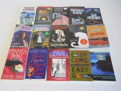  Mystery Thriller Suspense Paperback Books~Charlaine Harris~Perry Mason