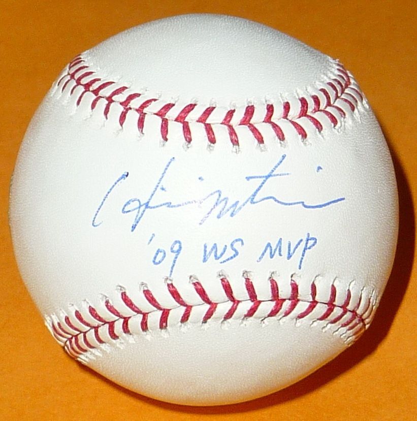 HIDEKI MATSUI SIGNED 2009 WORLD SERIES MVP NEW YORK YANKEES MLB