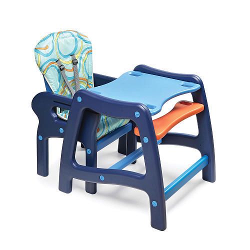 Badger Basket Envee High Chair Booster Seat Table Chair