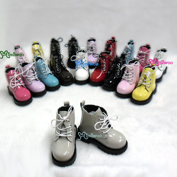  MSD Doc 1 4 BJD Obitsu 60cm Doll Boots High Hill Shoes Grey