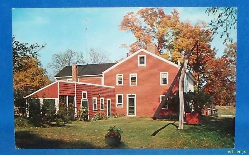 Vintage Postcard Whittier Homestead Haverhill Mass