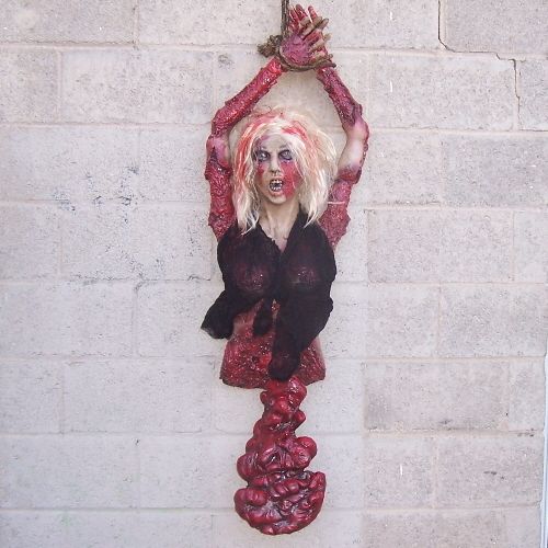 Hanging Body Bloody Guts Halloween Haunted House Prop