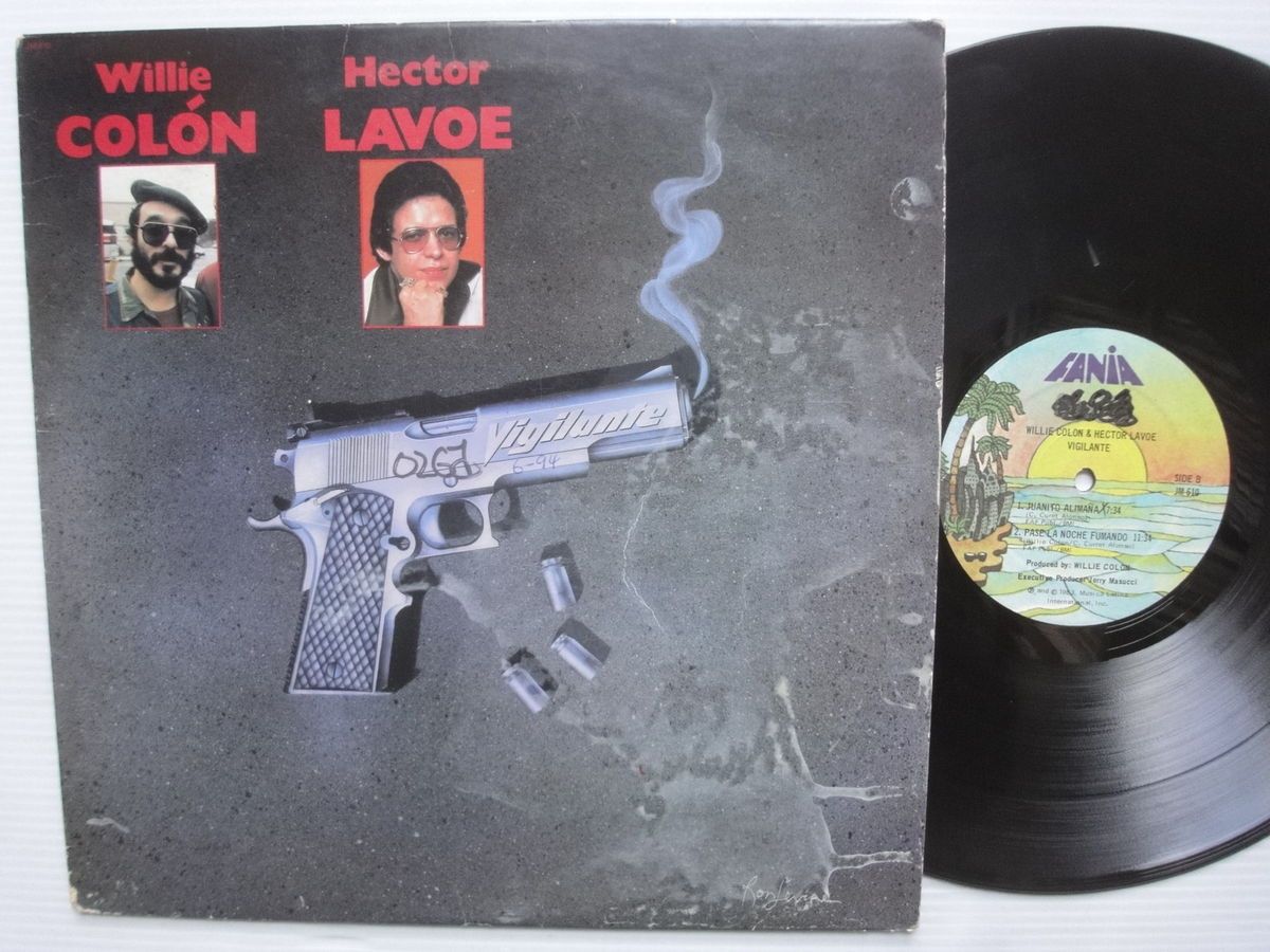 WILLIE COLON HECTOR LAVOE Vigilante LP