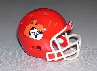 Custom Oklahoma State Cowboys Pete Special Riddell Pocket Pro Football