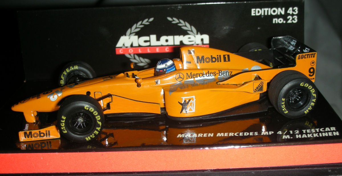 1997 Minichamps 1 43 scale Mika Hakkinen McLaren Mercedes MP 4 12