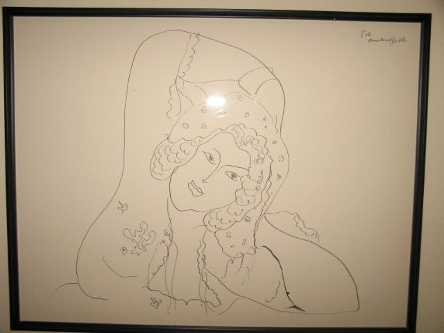 HENRI MATISSE 1943 SIGNED LIFETIME ORIGINAL LITHOGRAPH PORTRAIT DE