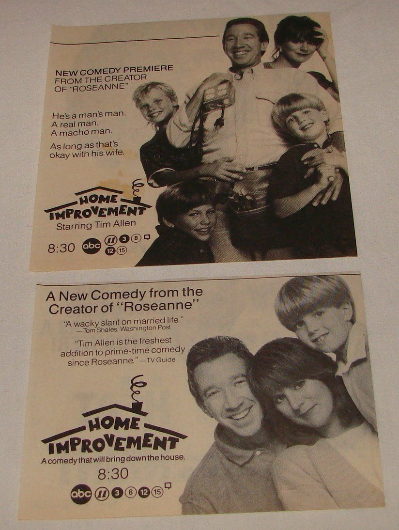  1991 ABC TV Series Ads Home Improvement