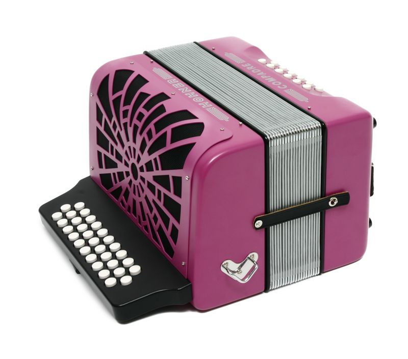 Hohner Compadre Diatonic Accordion   G C F Violet