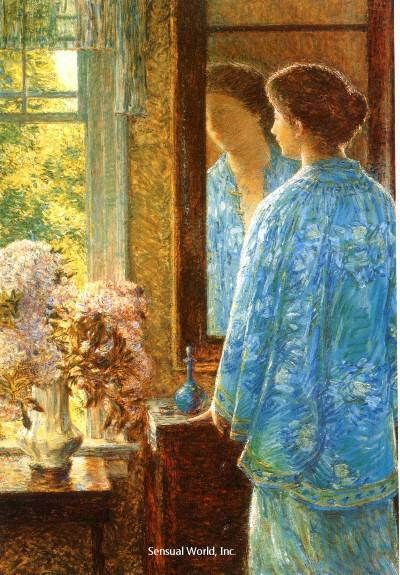 Childe Hassam Postcard Art Painting Old Lyme Connecticut 1912